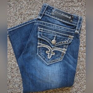 Rock Revival Capri Jeans Sz 28